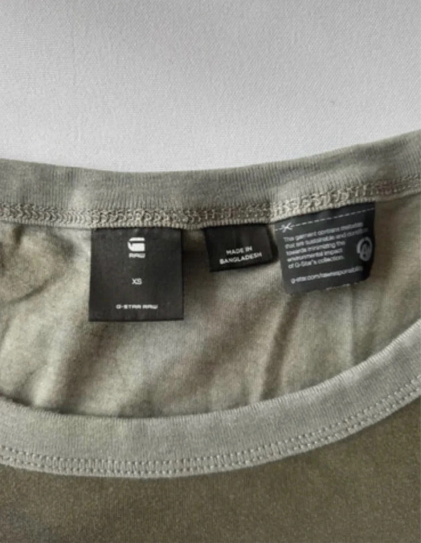 Camiseta G-Star RAW Camuflagem Verde Bolso | Tamanho PP – photo 5